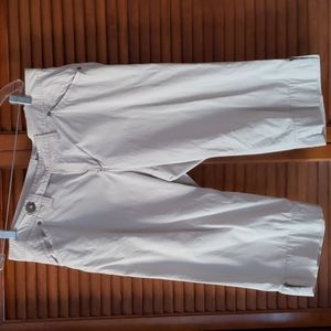 Bass size 12 cream colored capris, slightly used